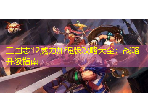 三國志12威力加強(qiáng)版攻略大全：戰(zhàn)略升級指南