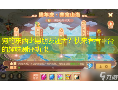 狗的東西比男朋友還大？快來看看平臺的趣味測評功能