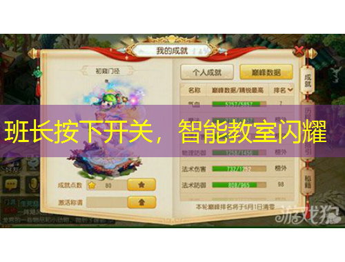 班長按下開關(guān)，智能教室閃耀