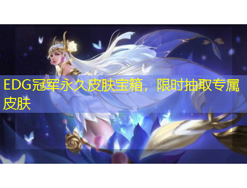 EDG冠軍永久皮膚寶箱，限時抽取專屬皮膚