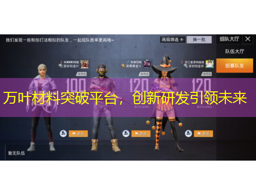 萬(wàn)葉材料突破平臺(tái)，創(chuàng)新研發(fā)引領(lǐng)未來(lái)