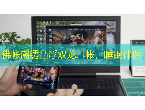 佛帳潮繡凸浮雙龍耳帳，睡眠伴侶