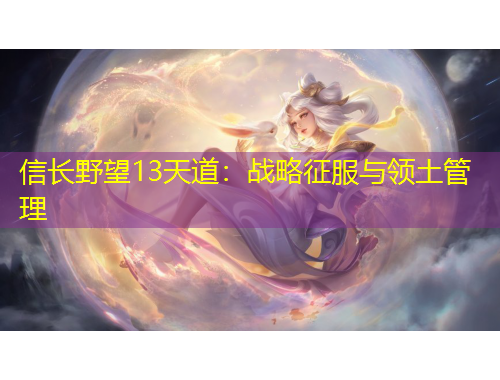 信長野望13天道：戰(zhàn)略征服與領(lǐng)土管理