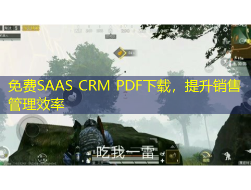 免費(fèi)SAAS CRM PDF下載，提升銷售管理效率