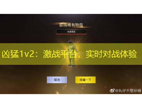 兇猛1v2：激戰(zhàn)平臺，實時對戰(zhàn)體驗