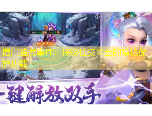 廈門路虎事件：探秘社交平臺(tái)的隱私保護(hù)功能