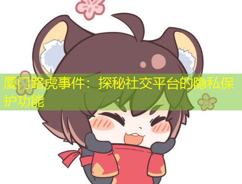 廈門路虎事件：探秘社交平臺(tái)的隱私保護(hù)功能