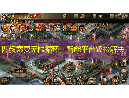 四叔索要無限循環(huán)，智能平臺(tái)輕松解決