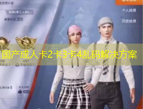 國產(chǎn)成人卡2卡3卡4亂碼解決方案