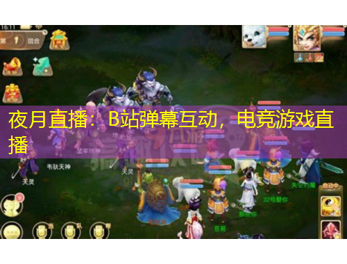 夜月直播：B站彈幕互動(dòng)，電競(jìng)游戲直播