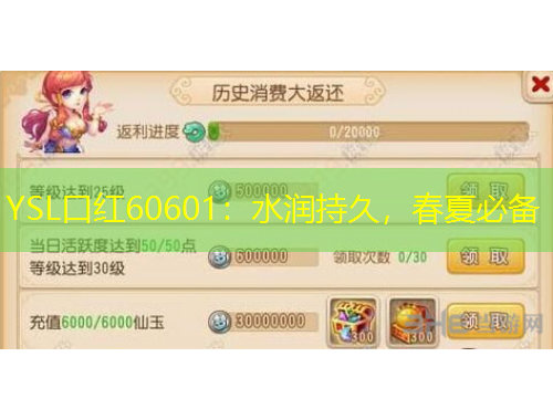 YSL口紅60601：水潤持久，春夏必備