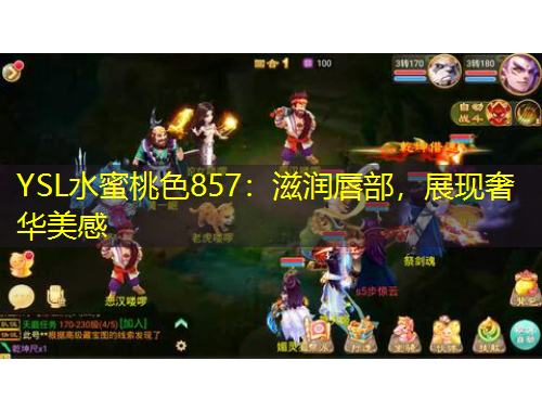 YSL水蜜桃色857：滋潤唇部，展現(xiàn)奢華美感