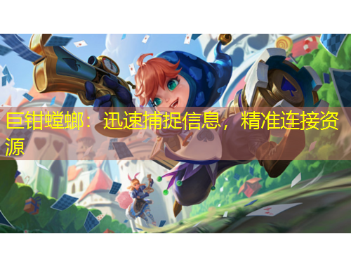 巨鉗螳螂：迅速捕捉信息，精準(zhǔn)連接資源