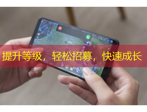 提升等級，輕松招募，快速成長