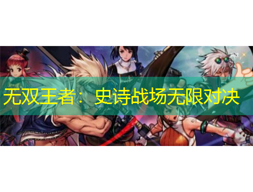 無(wú)雙王者：史詩(shī)戰(zhàn)場(chǎng)無(wú)限對(duì)決