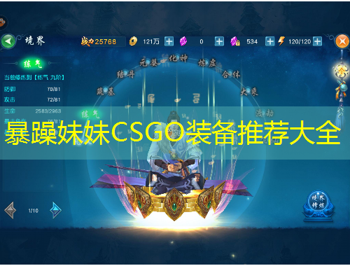 暴躁妹妹CSGO裝備推薦大全