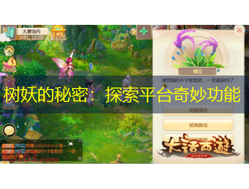 樹妖的秘密：探索平臺奇妙功能