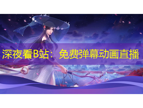 深夜看B站：免費(fèi)彈幕動(dòng)畫(huà)直播