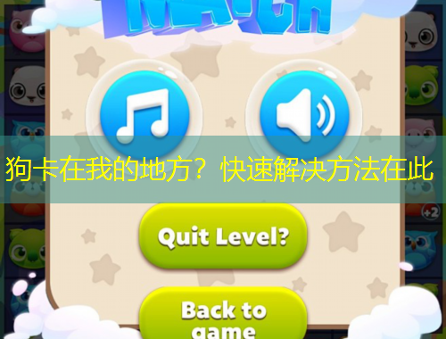 狗卡在我的地方？快速解決方法在此