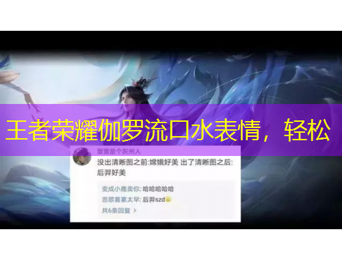 王者榮耀伽羅流口水表情，輕松