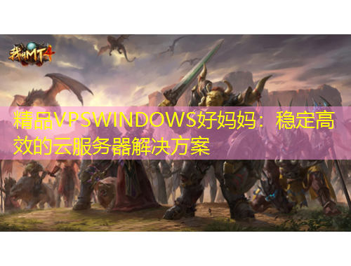 精品VPSWINDOWS好媽媽?zhuān)悍€(wěn)定高效的云服務(wù)器解決方案