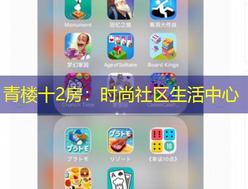 青樓十2房：時(shí)尚社區(qū)生活中心