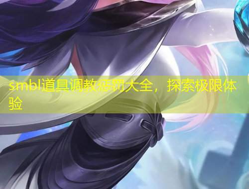 smbl道具調(diào)教懲罰大全，探索極限體驗