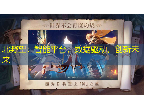 北野望：智能平臺(tái)，數(shù)據(jù)驅(qū)動(dòng)，創(chuàng)新未來(lái)