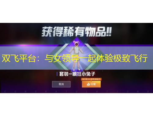 雙飛平臺：與女領(lǐng)導(dǎo)一起體驗極致飛行