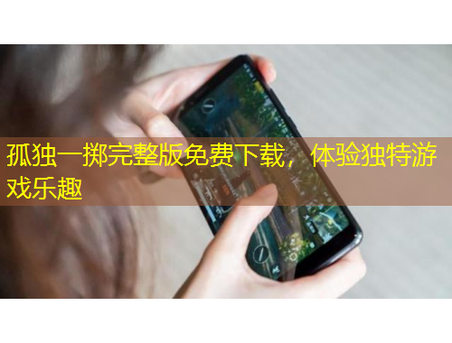 孤獨(dú)一擲完整版免費(fèi)下載，體驗(yàn)獨(dú)特游戲樂趣