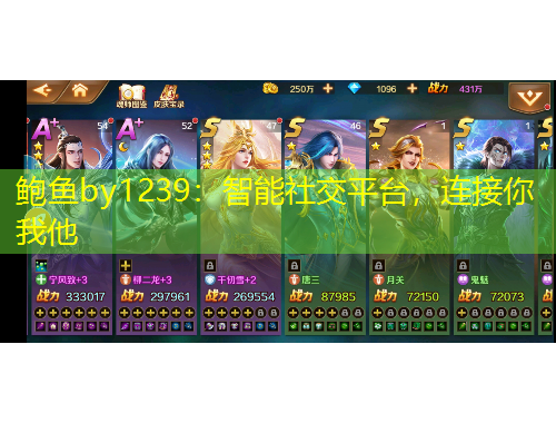 鮑魚(yú)by1239：智能社交平臺(tái)，連接你我他
