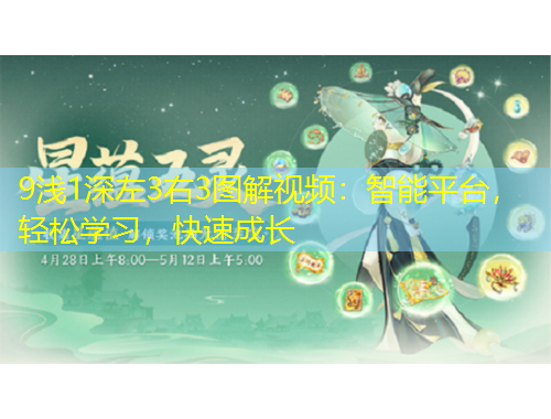 9淺1深左3右3圖解視頻：智能平臺，輕松學習，快速成長