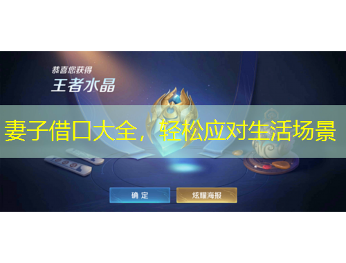 妻子借口大全，輕松應(yīng)對(duì)生活場(chǎng)景