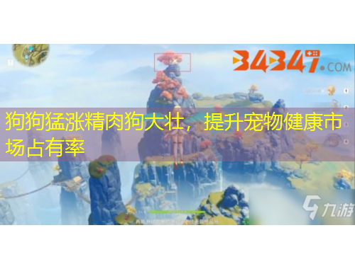 狗狗猛漲精肉狗大壯，提升寵物健康市場占有率