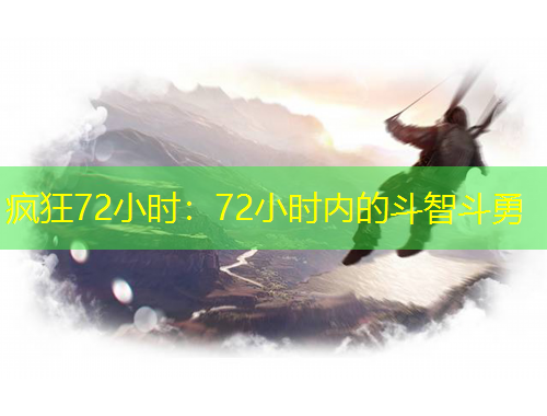 瘋狂72小時：72小時內的斗智斗勇