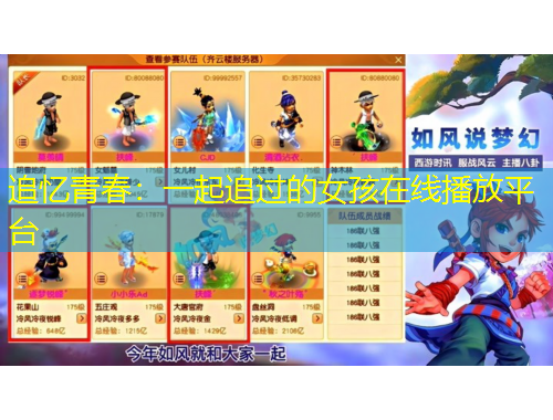 追憶青春：一起追過的女孩在線播放平臺