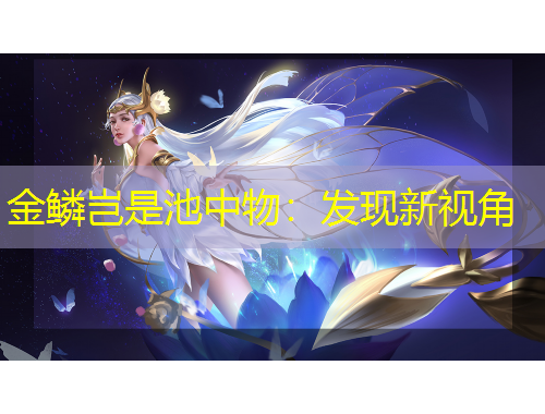 金鱗豈是池中物：發(fā)現(xiàn)新視角